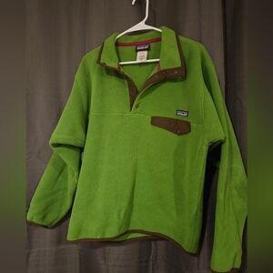 Patagonia Size S Synchilla Fleece Pullover, Green